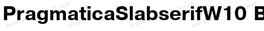 PragmaticaSlabserifW10 Bold Regula字体转换